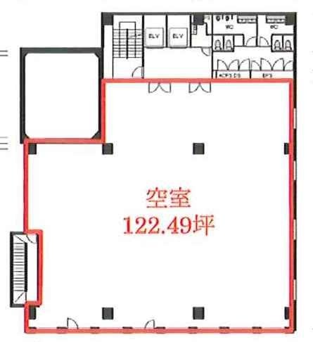 一星芝ビルディング5F 間取り図