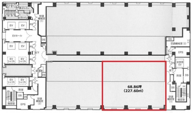 シーフォートスクエアセンタービル10F 間取り図