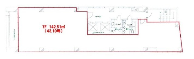ログズ日本橋堀留ビル7F 間取り図