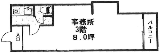 ドエル青山ビル3F 間取り図
