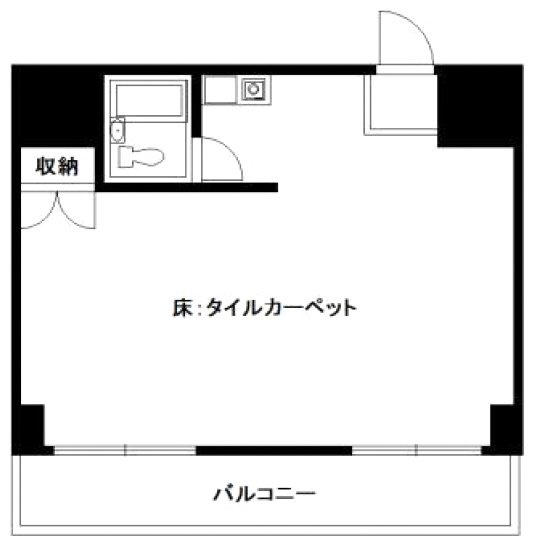 青山アルコープ712 間取り図
