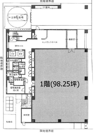 ウェルクビル1F 間取り図