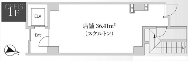 ルニ神田1F 間取り図