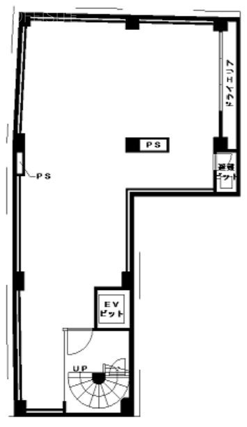 第51東京ビルB1F 間取り図