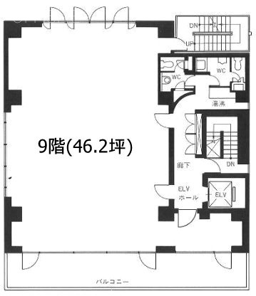 飛翔ビル9F 間取り図