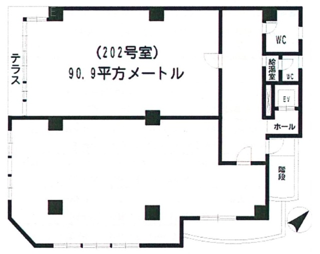 DPM不老町ビル202 間取り図