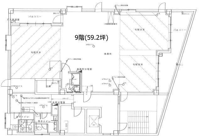 IXOSビル9F 間取り図