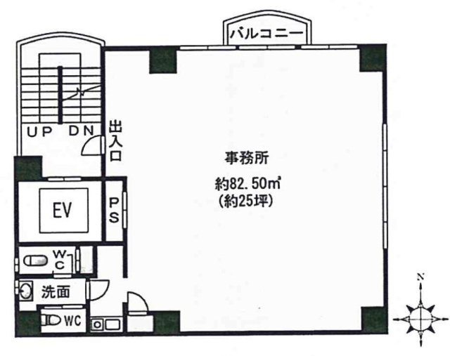 橋本ビル3F 間取り図