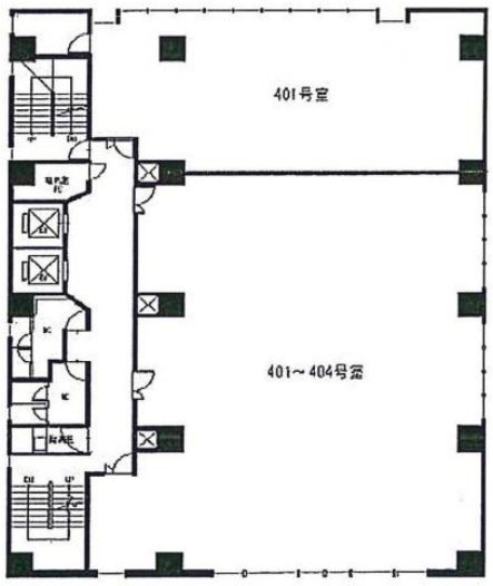 新横浜IKビル403・104 間取り図