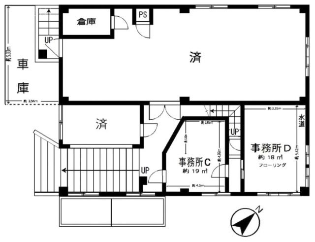 リノア砧ビルCD 間取り図