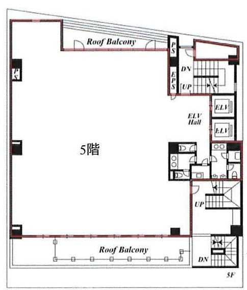 プレミア道玄坂5F 間取り図