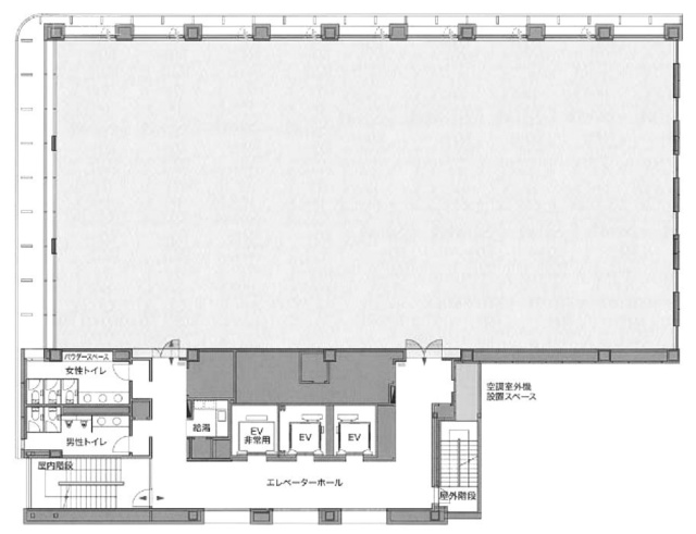 銀泉新橋第2ビル6F 間取り図