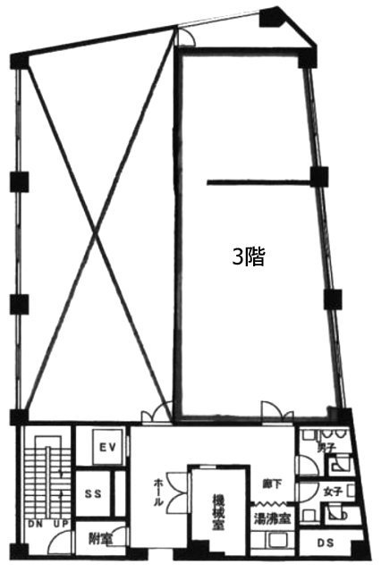 電気工事会館3F 間取り図