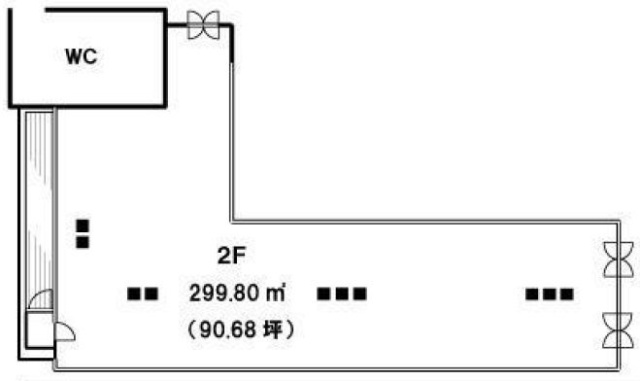 三田ベルジュビル2F 間取り図