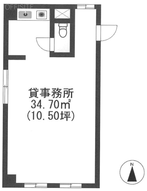 東京蓮見ビル403 間取り図