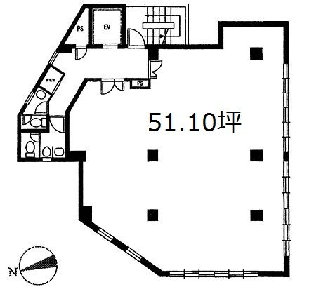 山口ビル2F 間取り図