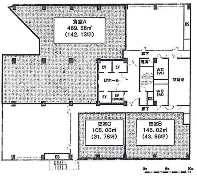 オーク池袋ビル5F 間取り図