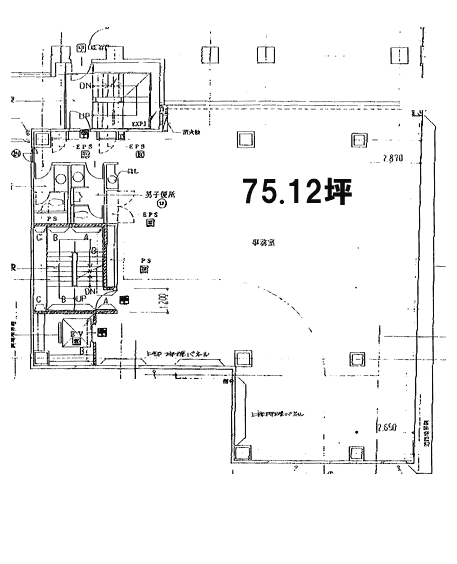 山本別館ビル2F 間取り図