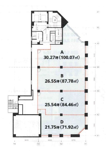 SVAX西新橋ビルD 間取り図