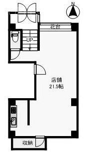 ラフアンドレディビル1F 間取り図