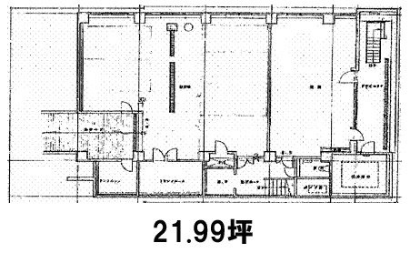 錦精社神田ビルB1F 間取り図