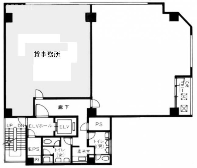 虎の門センタービル202 間取り図