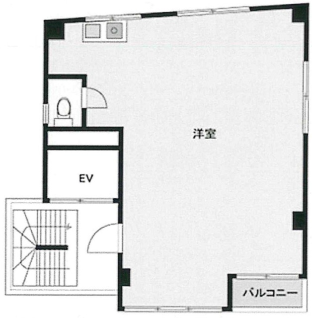 エニータイムオオゼキビル201 間取り図