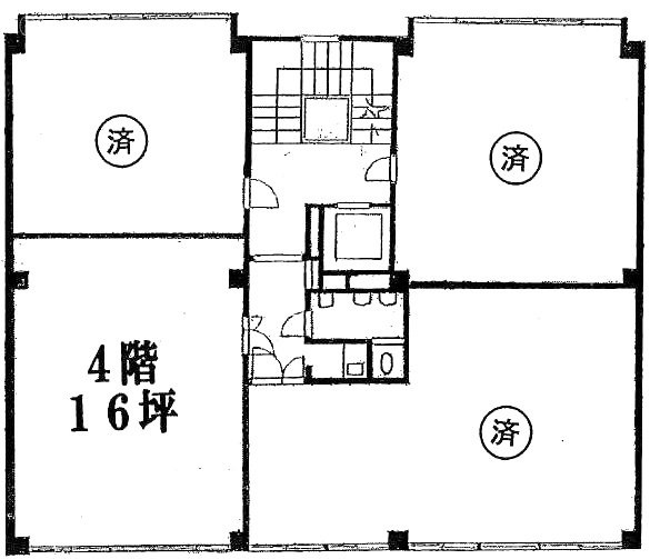 友田三和ビル5F 間取り図