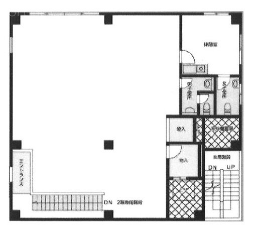 オンダ錦糸ビル2F 間取り図