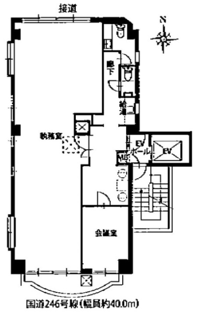 SSビル池尻9F 間取り図