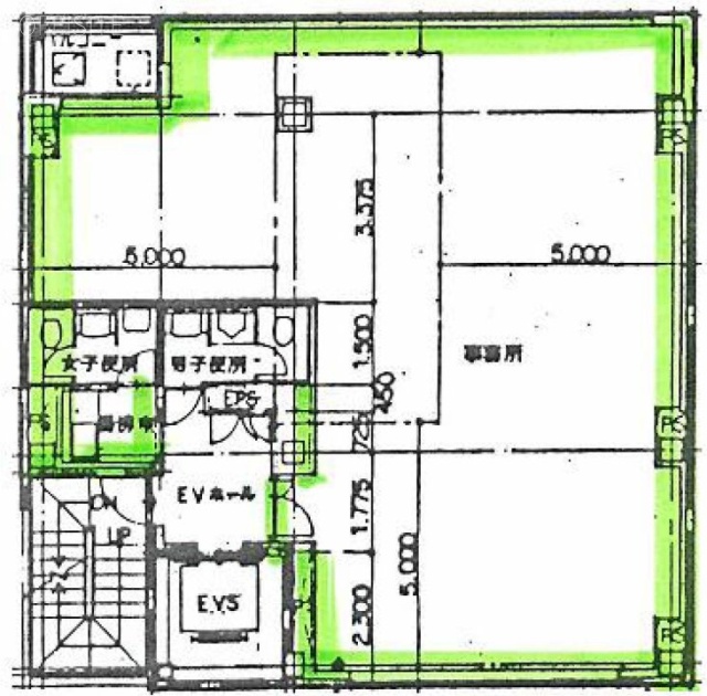 今里ビル3F 間取り図