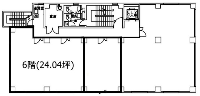 明治安田生命松戸ビル6F 間取り図