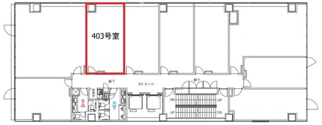 クロスオフィス渋谷403 間取り図