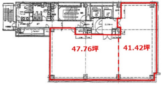 Daiwa八丁堀駅前ビル5F 間取り図
