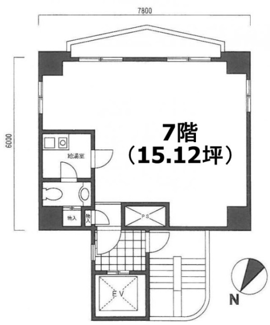 アベストコート7F 間取り図