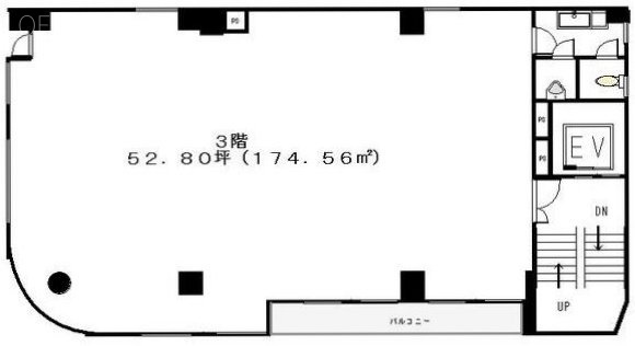 金子ビル3F 間取り図
