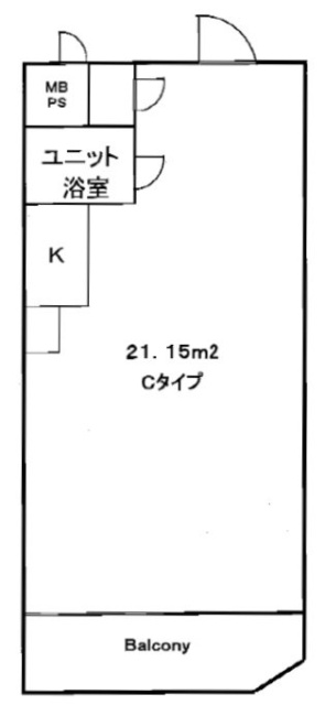 オーク・ヴィレッジ403 間取り図