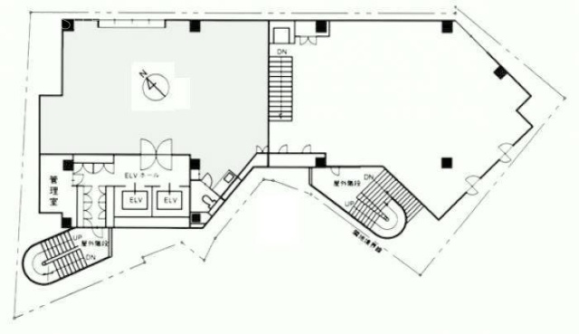 目黒Gビル2F 間取り図