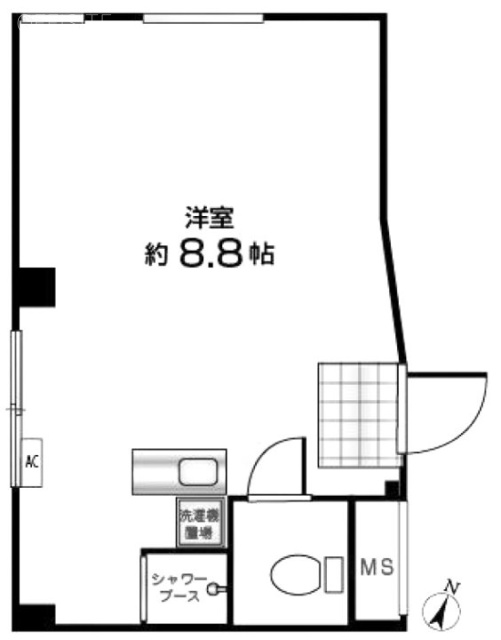 サニーハイム池袋ビル7F 間取り図