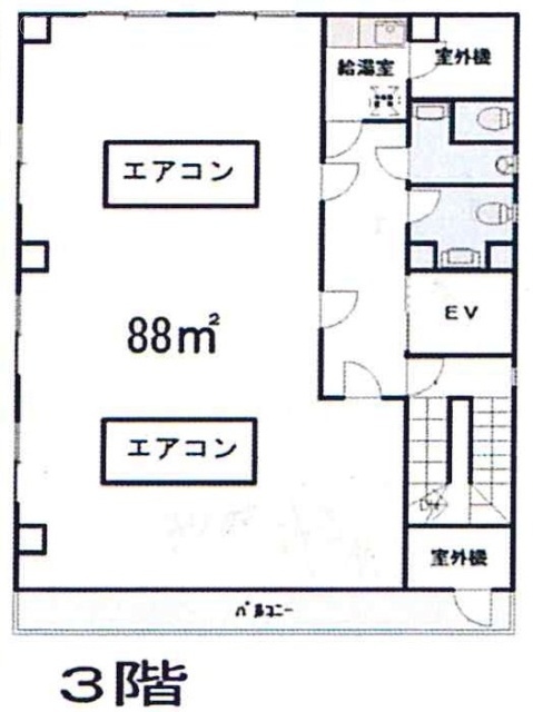 SDビル3F 間取り図