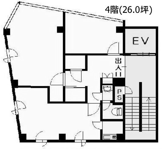 メディス自由が丘ビル4F 間取り図