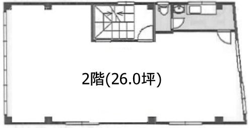 加藤ビル2F 間取り図