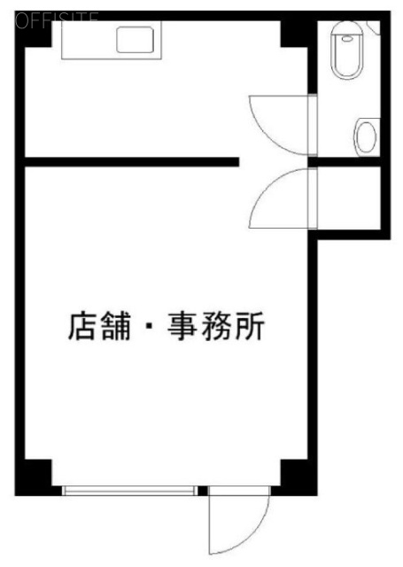 山陽ビル1F 間取り図