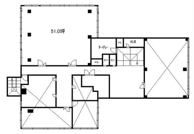 第3東ビル801 間取り図