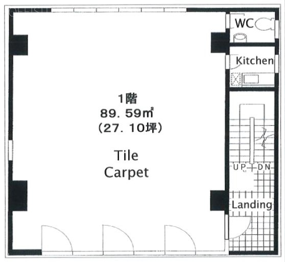 青山NKビル1F 間取り図