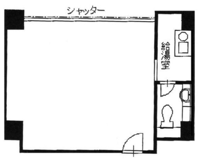 神田155ビル1F 間取り図