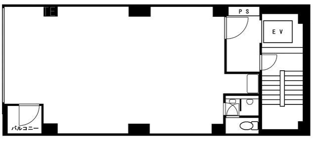 鷹野ビル5F 間取り図