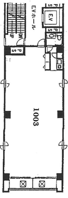 宮益坂STビル1003 間取り図