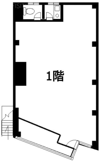 KOHOSAKAビル1F 間取り図