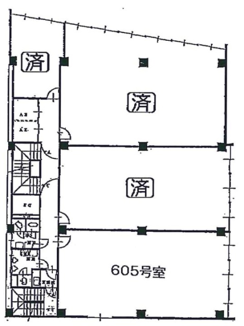 偕楽ビルディング外神田602 間取り図